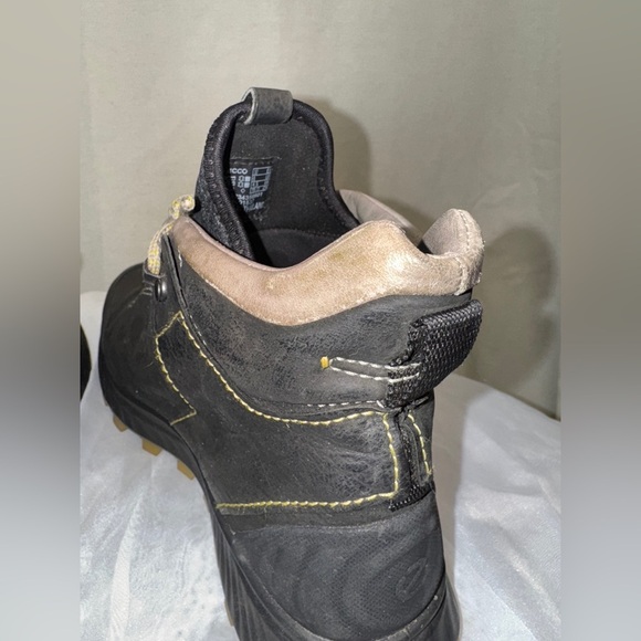 Ecco Exostrike GTX Women's Black High Top Hiking Boot Leather Gortex Size US 6 - Picture 7 of 9